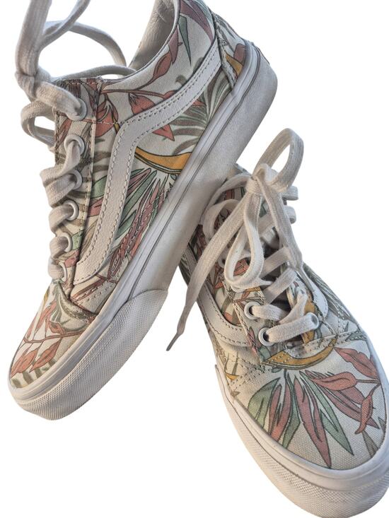 Vans Shoes - Vans Sneakers Womens 6.5 Old Skool Low California Floral Marsh Skate Shoes Laces